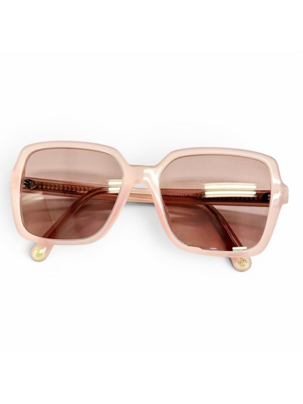 Chanel CC Logo Square Sunglasses Eyewear Clearance Demo Lens